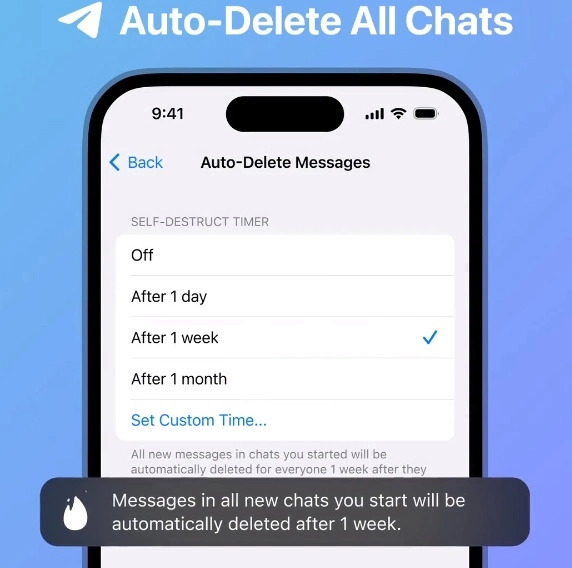 Auto-delete all chats