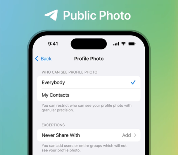 Public profile photos